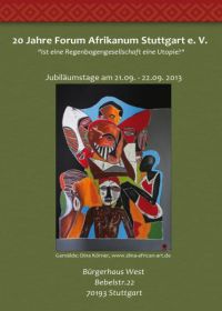 20 Jahre Forum Afrikanum Stuttgart - Vorderseite